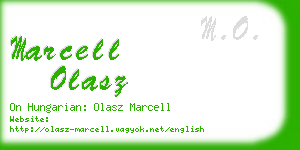 marcell olasz business card